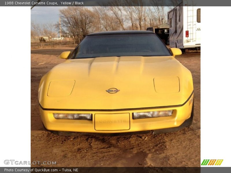  1988 Corvette Coupe Yellow