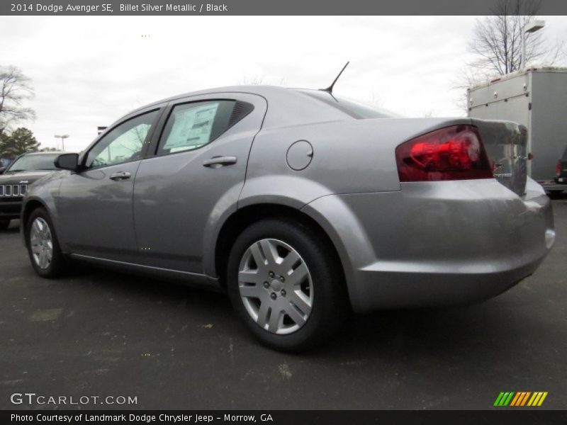 Billet Silver Metallic / Black 2014 Dodge Avenger SE