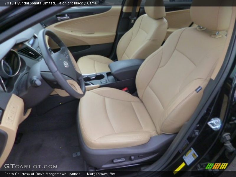 Midnight Black / Camel 2013 Hyundai Sonata Limited