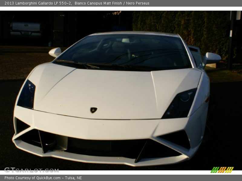 Bianco Canopus Matt Finish / Nero Perseus 2013 Lamborghini Gallardo LP 550-2
