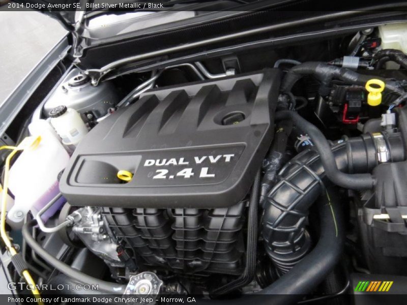 Billet Silver Metallic / Black 2014 Dodge Avenger SE