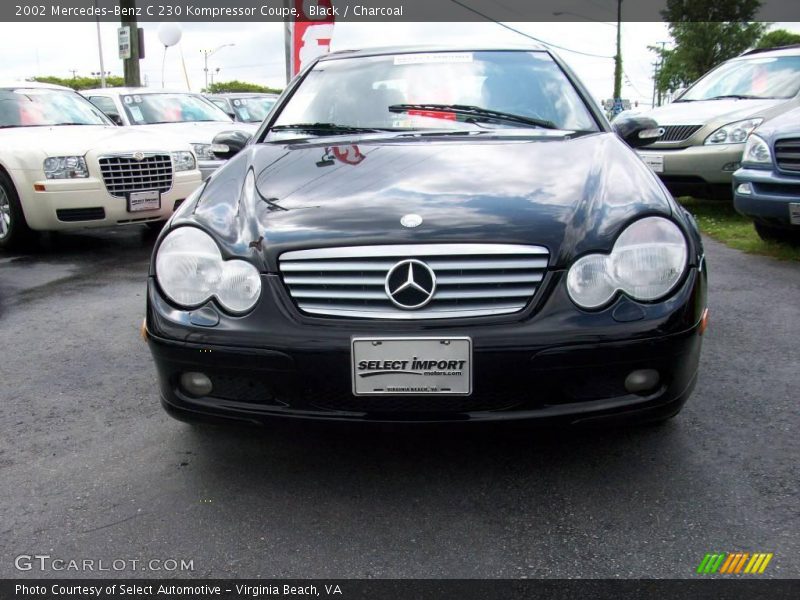 Black / Charcoal 2002 Mercedes-Benz C 230 Kompressor Coupe