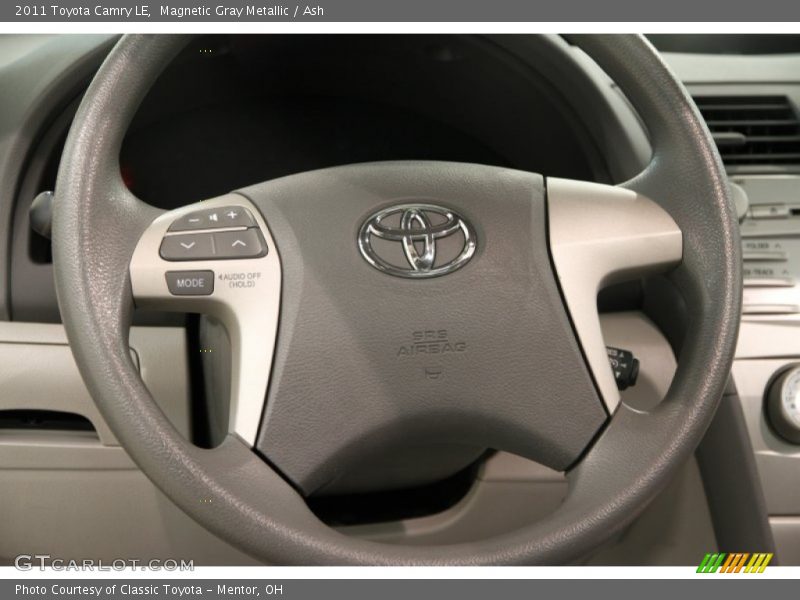Magnetic Gray Metallic / Ash 2011 Toyota Camry LE