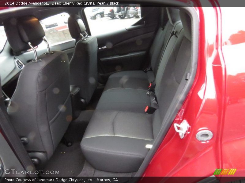 Deep Cherry Red Crystal Pearl / Black 2014 Dodge Avenger SE