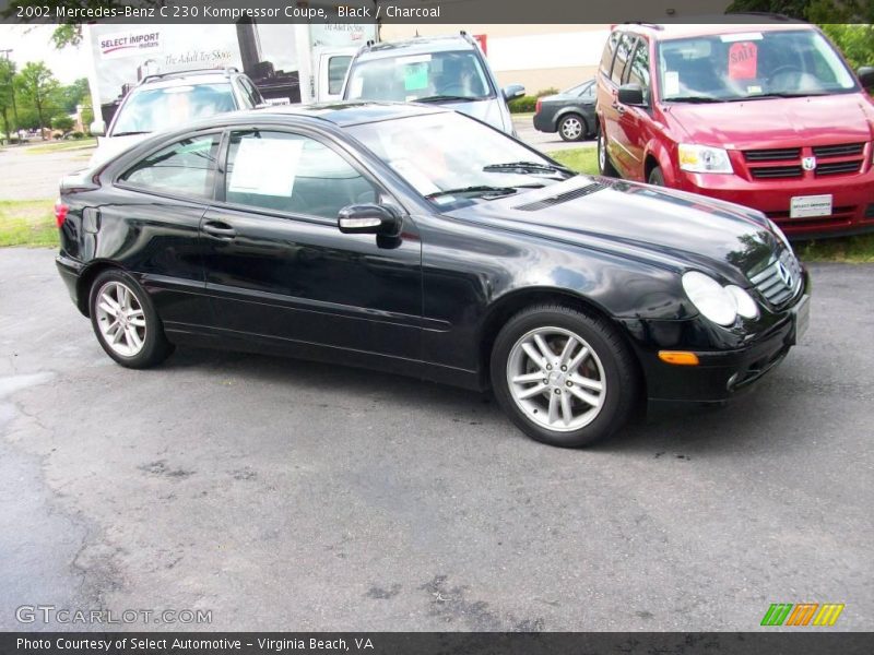 Black / Charcoal 2002 Mercedes-Benz C 230 Kompressor Coupe