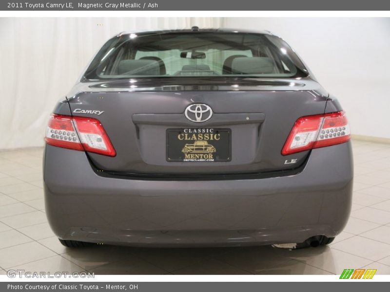 Magnetic Gray Metallic / Ash 2011 Toyota Camry LE