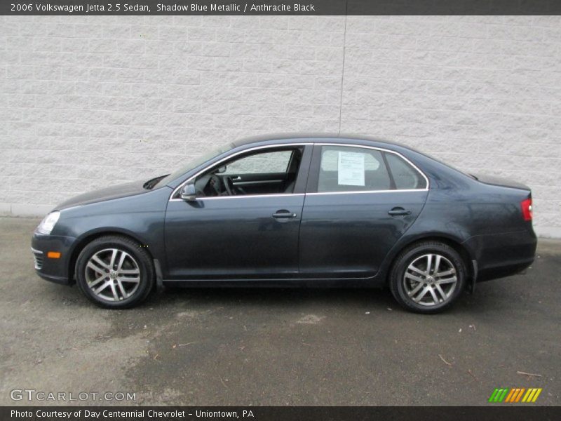 Shadow Blue Metallic / Anthracite Black 2006 Volkswagen Jetta 2.5 Sedan