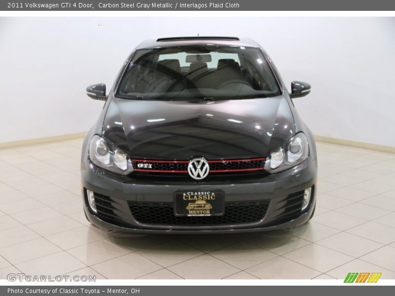 Carbon Steel Gray Metallic / Interlagos Plaid Cloth 2011 Volkswagen GTI 4 Door