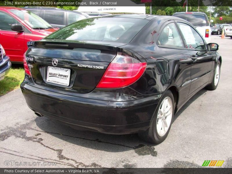 Black / Charcoal 2002 Mercedes-Benz C 230 Kompressor Coupe