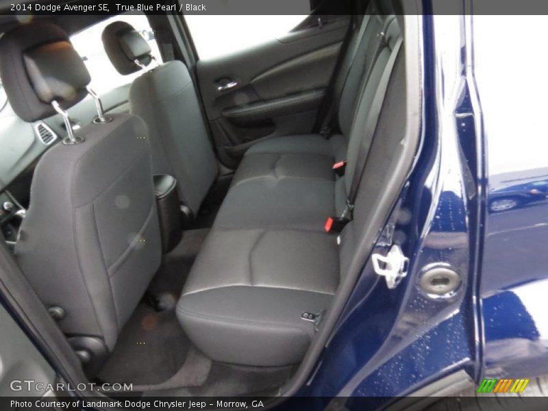 True Blue Pearl / Black 2014 Dodge Avenger SE