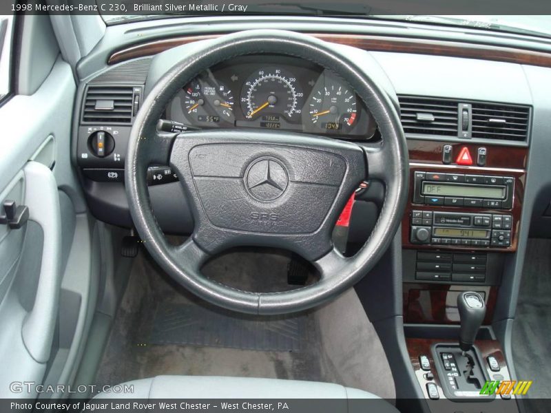 Brilliant Silver Metallic / Gray 1998 Mercedes-Benz C 230