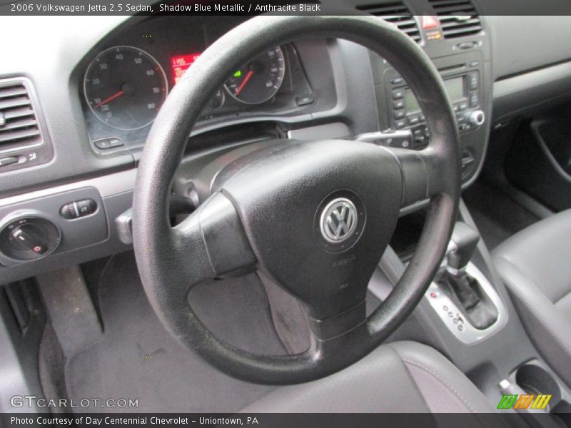 Shadow Blue Metallic / Anthracite Black 2006 Volkswagen Jetta 2.5 Sedan