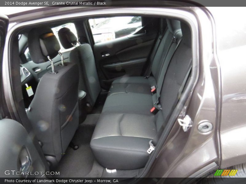 Granite Crystal Metallic / Black 2014 Dodge Avenger SE