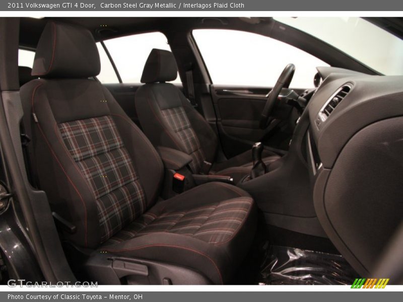 Carbon Steel Gray Metallic / Interlagos Plaid Cloth 2011 Volkswagen GTI 4 Door