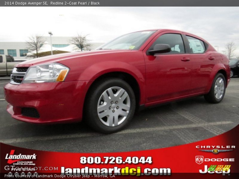 Redline 2-Coat Pearl / Black 2014 Dodge Avenger SE