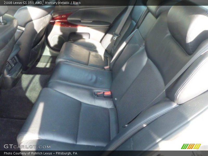 Mercury Metallic / Black 2008 Lexus GS 350 AWD