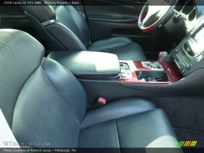 Mercury Metallic / Black 2008 Lexus GS 350 AWD