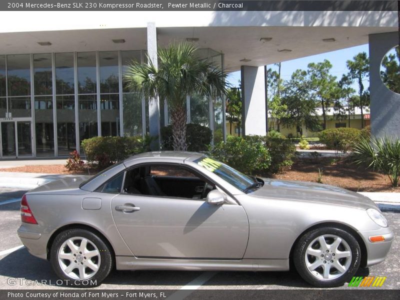 Pewter Metallic / Charcoal 2004 Mercedes-Benz SLK 230 Kompressor Roadster