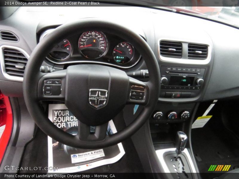 Redline 2-Coat Pearl / Black 2014 Dodge Avenger SE