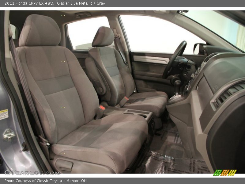 Glacier Blue Metallic / Gray 2011 Honda CR-V EX 4WD