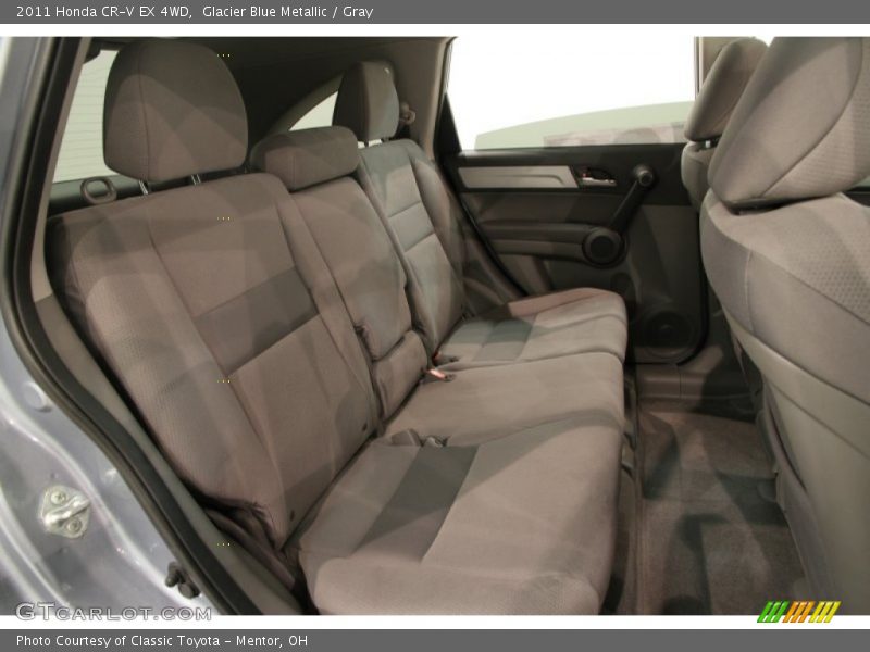 Glacier Blue Metallic / Gray 2011 Honda CR-V EX 4WD