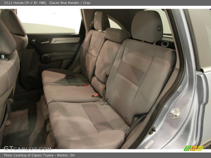 Glacier Blue Metallic / Gray 2011 Honda CR-V EX 4WD