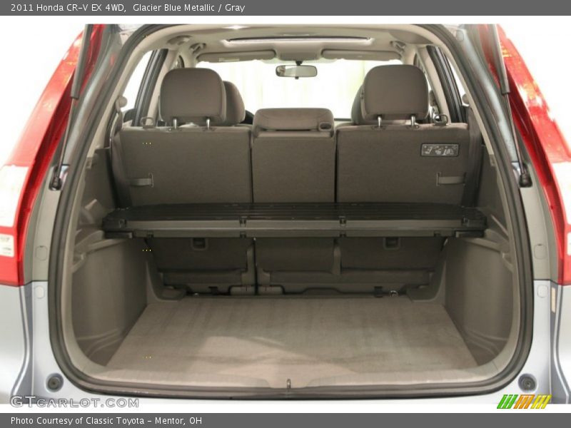 Glacier Blue Metallic / Gray 2011 Honda CR-V EX 4WD