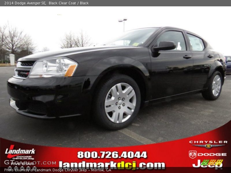 Black Clear Coat / Black 2014 Dodge Avenger SE