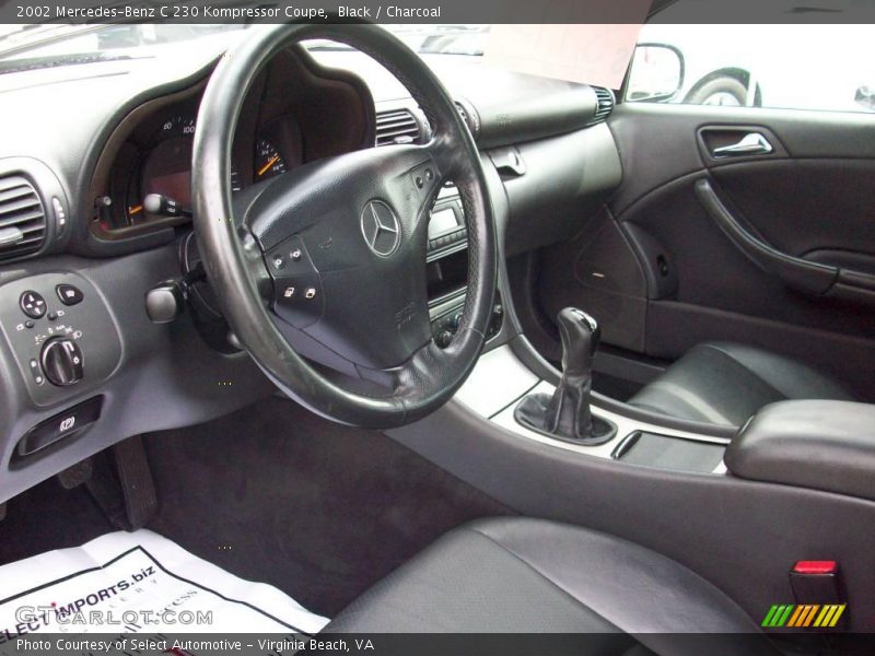 Black / Charcoal 2002 Mercedes-Benz C 230 Kompressor Coupe