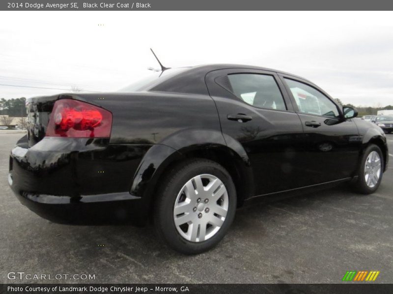 Black Clear Coat / Black 2014 Dodge Avenger SE