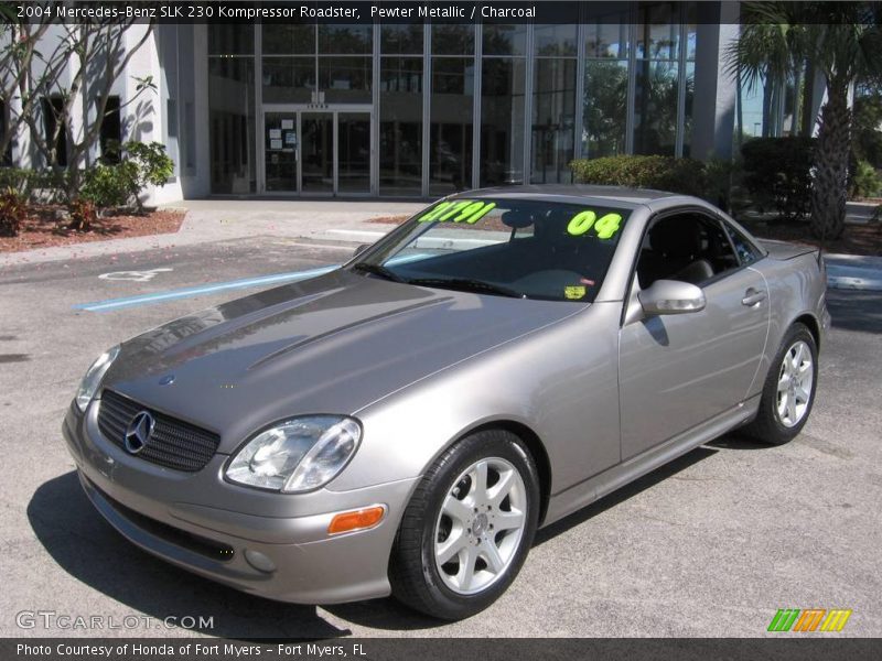 Pewter Metallic / Charcoal 2004 Mercedes-Benz SLK 230 Kompressor Roadster