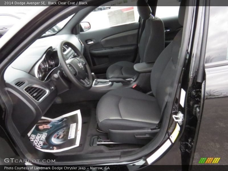 Black Clear Coat / Black 2014 Dodge Avenger SE