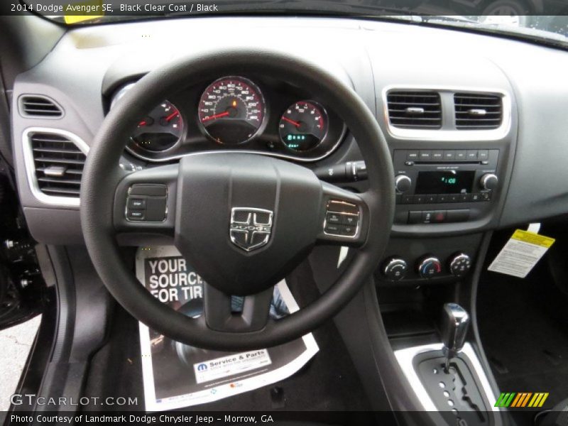 Black Clear Coat / Black 2014 Dodge Avenger SE