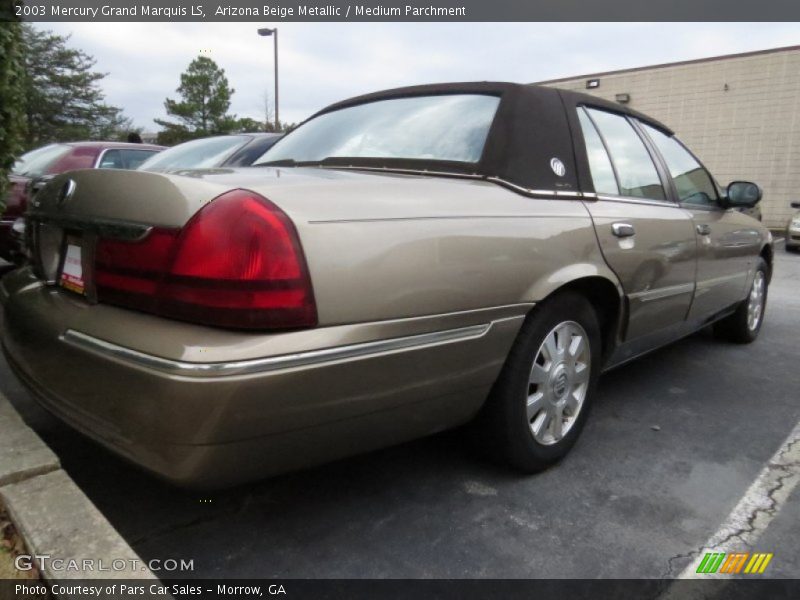 Arizona Beige Metallic / Medium Parchment 2003 Mercury Grand Marquis LS