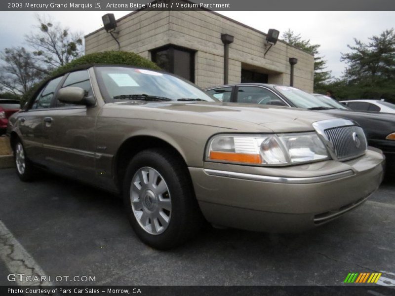 Arizona Beige Metallic / Medium Parchment 2003 Mercury Grand Marquis LS