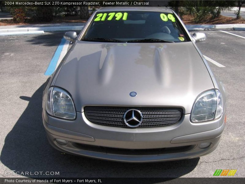 Pewter Metallic / Charcoal 2004 Mercedes-Benz SLK 230 Kompressor Roadster