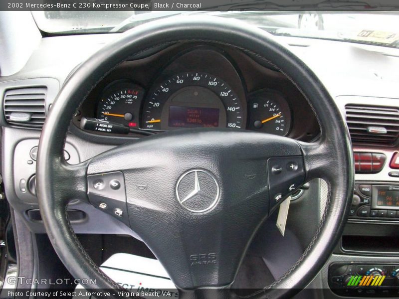 Black / Charcoal 2002 Mercedes-Benz C 230 Kompressor Coupe