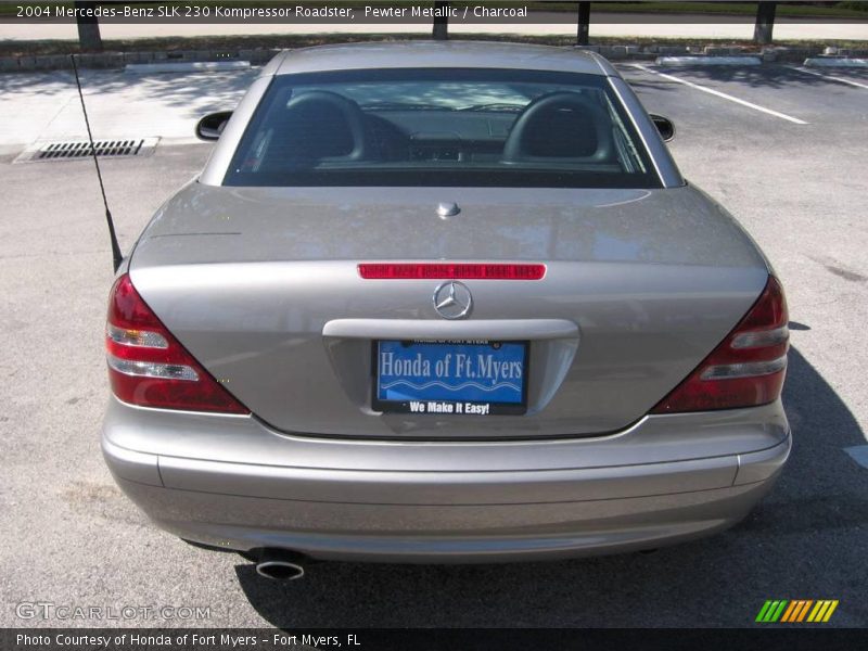 Pewter Metallic / Charcoal 2004 Mercedes-Benz SLK 230 Kompressor Roadster