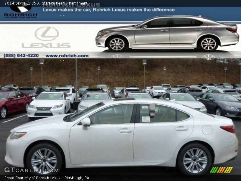 Starfire Pearl / Parchment 2014 Lexus ES 350
