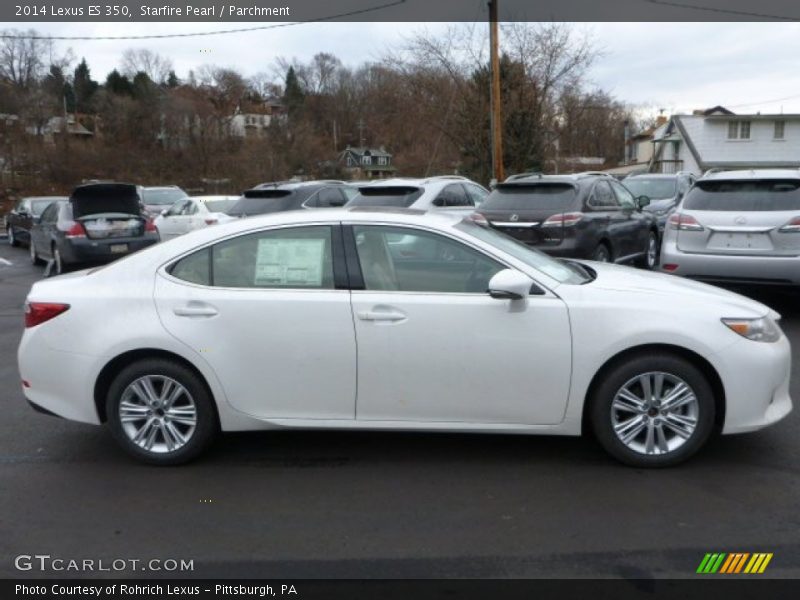 Starfire Pearl / Parchment 2014 Lexus ES 350