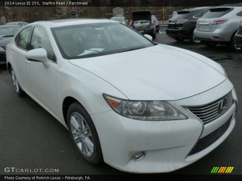 Starfire Pearl / Parchment 2014 Lexus ES 350
