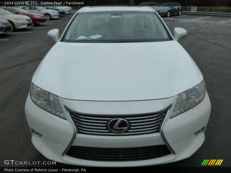 Starfire Pearl / Parchment 2014 Lexus ES 350