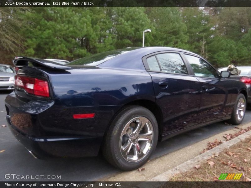 Jazz Blue Pearl / Black 2014 Dodge Charger SE