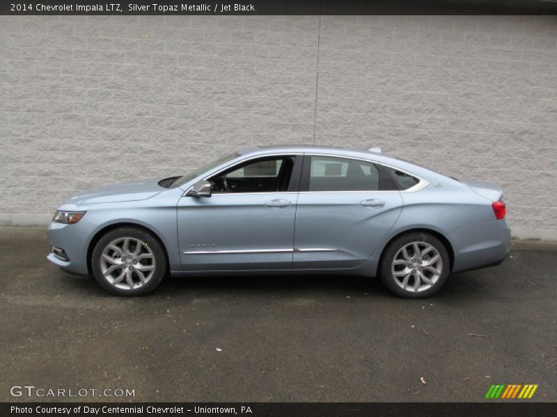 Silver Topaz Metallic / Jet Black 2014 Chevrolet Impala LTZ