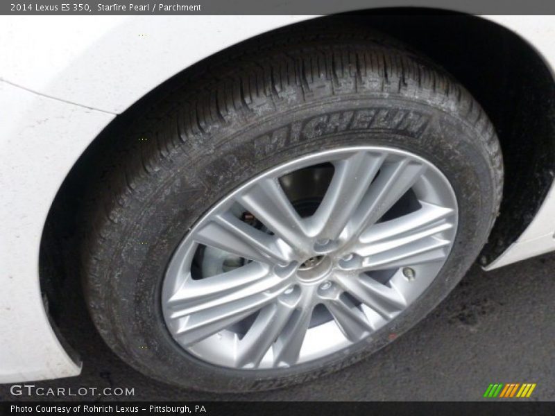 Starfire Pearl / Parchment 2014 Lexus ES 350