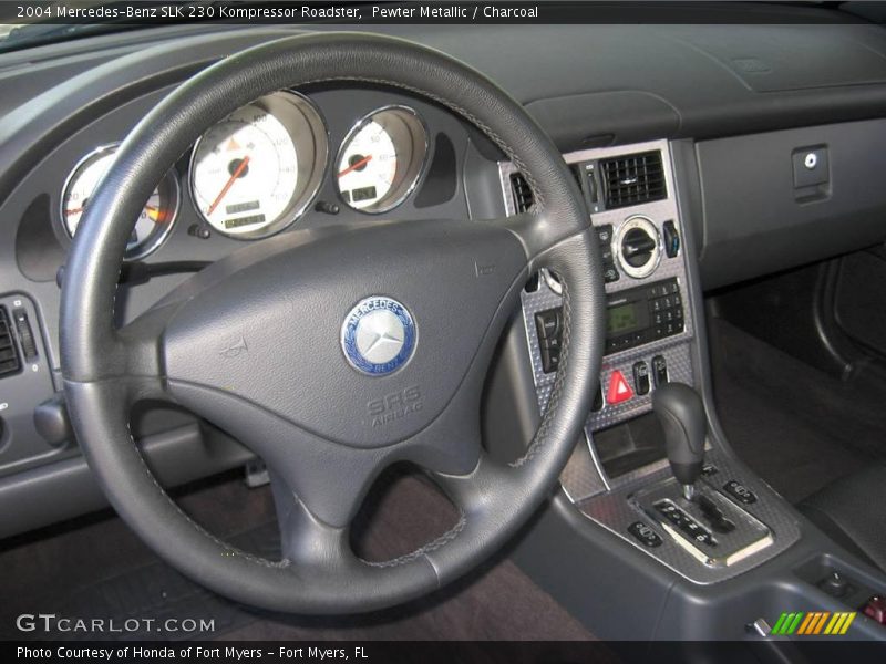 Pewter Metallic / Charcoal 2004 Mercedes-Benz SLK 230 Kompressor Roadster