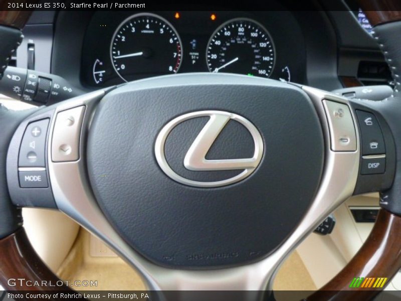 Starfire Pearl / Parchment 2014 Lexus ES 350