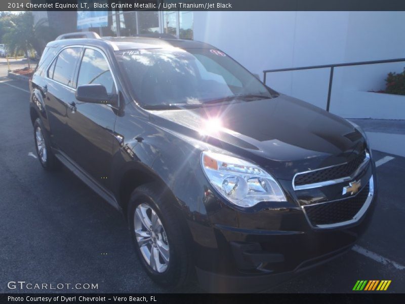 Black Granite Metallic / Light Titanium/Jet Black 2014 Chevrolet Equinox LT