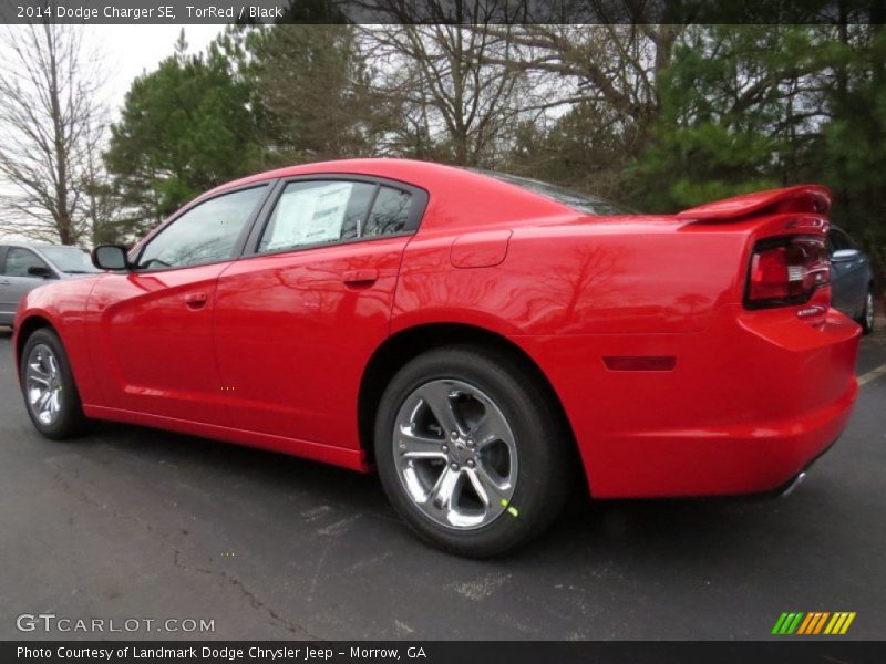 TorRed / Black 2014 Dodge Charger SE