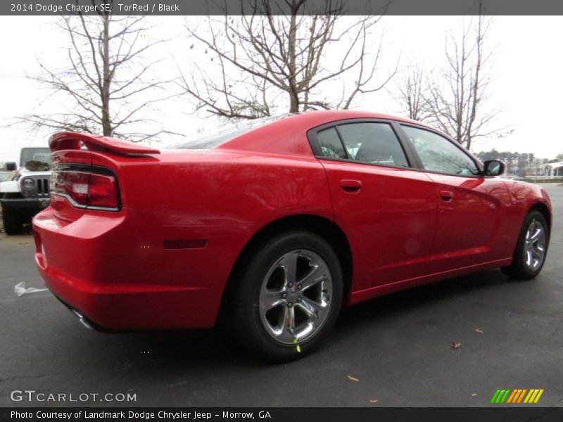 TorRed / Black 2014 Dodge Charger SE